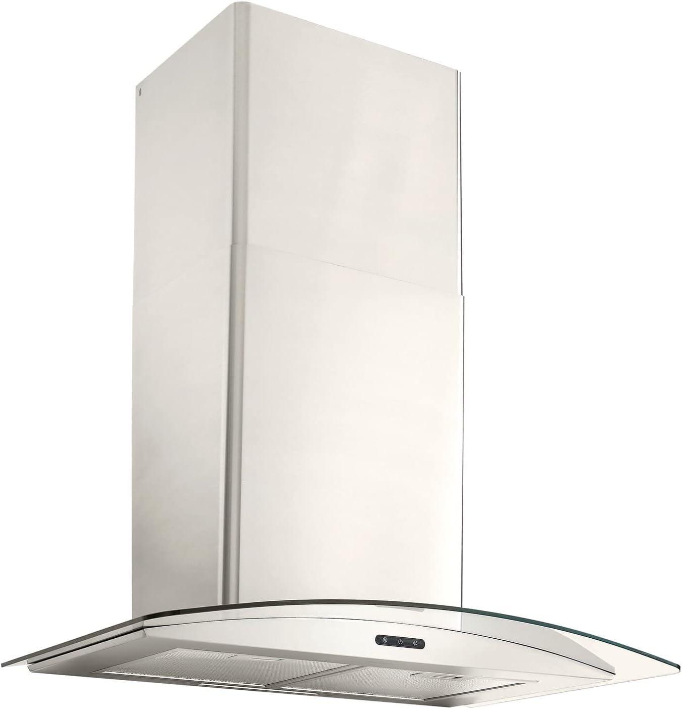image:imageBroanNuTone 30inch WallMount Convertible ChimneyStyle Range Hood with 3Speed Exhaust Fan and Light 460 Max Blower CFM Stainless SteelStainless Steel