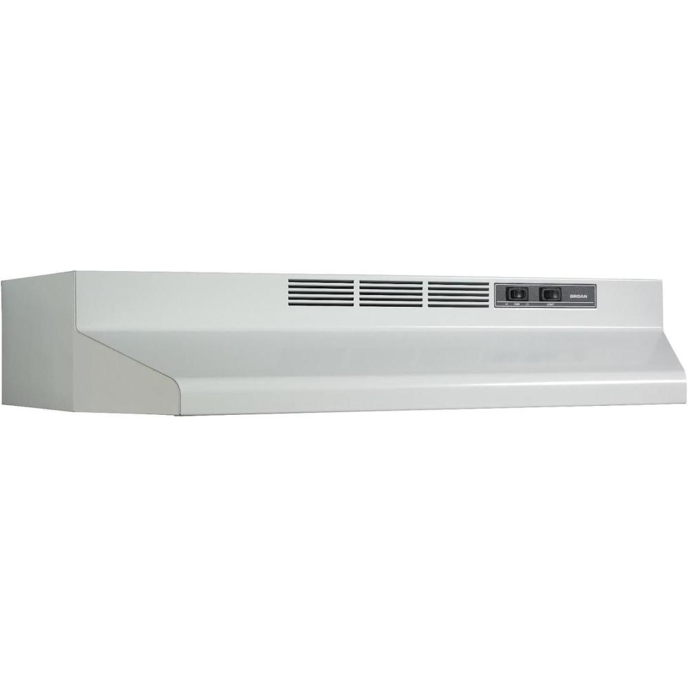 image:imageBroanNuTone 30Inch Fingerprint Resistant Convertible UnderCabinet Range Hood 230 Max Blower CFM 30 Stainless Finish with PrintGuardWhite