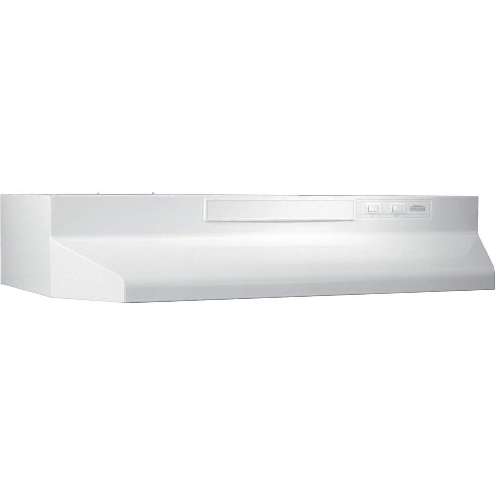 image:imageBroanNuTone 30Inch Fingerprint Resistant Convertible UnderCabinet Range Hood 230 Max Blower CFM 30 Stainless Finish with PrintGuardWhite on White