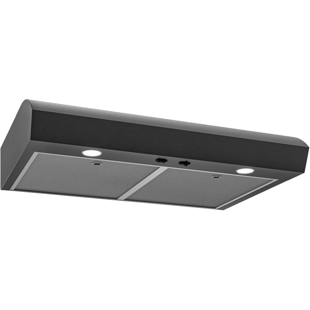 image:imageBroanNuTone 30Inch Under Cabinet Range Hood ENERGY STAR 350 Max Blower CFM Black Stainless Steel