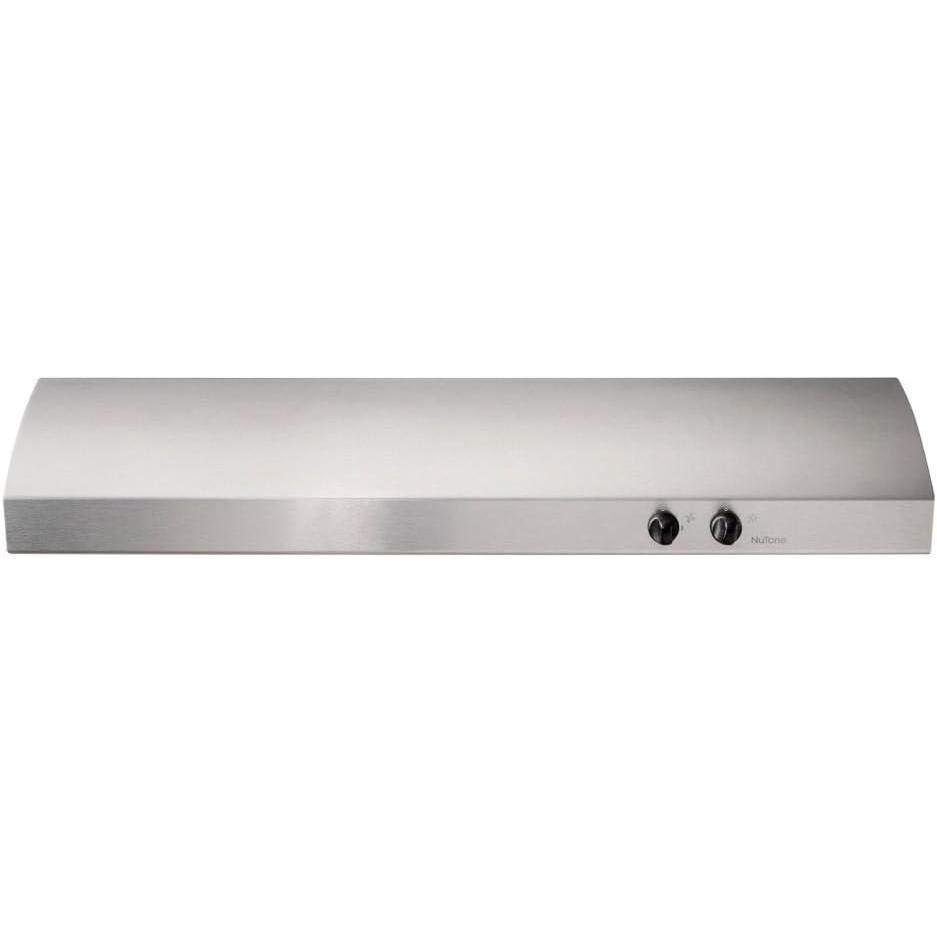 image:imageNuTone 30Inch 4Way Convertible UnderCabinet Range Hood 270 Max Blower CFM Stainless Steel