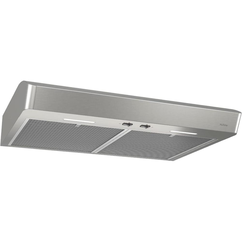 image:imageNuTone Mantra 36Inch 375 MAX Blower CFM 15 Sones Stainless Steel Range Hood