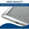 Broan BPS1FA30 Replacement Filters for QS1 and WS1 30” Range Hoods, Aluminum, 11.8″ x 14.3″ x 0.37″ (L x W x H), 2-Pack(11.8″ x 14.3″ x 0.4″)