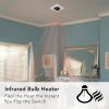 Broan® Ceiling Bathroom Exhaust Fan/Infrared Heater, 70 CFM, 250-Watt