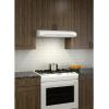 Broan® Elite 30-Inch Convertible Under-Cabinet Range Hood, White, 375 Max Blower CFM