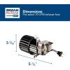 Broan S97009796 Replacement Fan Blower Assembly for Bulb Heaters