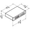 Broan-NuTone 114 Kickspace Fan-Forced Wall Heater Without Built-in Thermostat, White(No Thermostat)