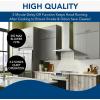 Broan-NuTone 30″ Low-Profile Pyramidal Chimney Range Hood with LED Lighting, Convertible Wall-Mount Kitchen Chimney Vent Hood, 450 Max CFM, Stainless Steel(Stainless Steel)
