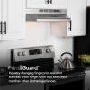 Broan-NuTone 30-Inch Fingerprint Resistant Convertible Under-Cabinet Range Hood, 230 Max Blower CFM, 30″, Stainless Finish with PrintGuard(Stainless Finish)
