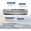 Broan-NuTone 30-Inch Fingerprint Resistant Convertible Under-Cabinet Range Hood, 230 Max Blower CFM, 30″, Stainless Finish with PrintGuard(Stainless Finish)