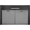 Broan-NuTone 36-inch Wall-Mount Convertible Chimney-Style Pyramidal Range Hood with 3-Speed Exhaust Fan and Light, 460 Max Blower CFM, Stainless Steel(Black Stainless Steel)