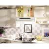 Broan-NuTone 462423 24-inch Under-Cabinet 4-Way Convertible Range Hood with Infinite-Speed Exhaust Fan and Light, Black(Bisque)