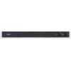 Broan-NuTone 462423 24-inch Under-Cabinet 4-Way Convertible Range Hood with Infinite-Speed Exhaust Fan and Light, Black(White with Black Controls)