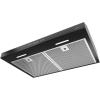 Broan-NuTone BCDJ130WH Glacier 30-inch Under-Cabinet 4-Way Convertible Range Hood with 3-Speed Exhaust Fan and Light, White(Black)