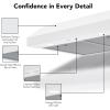 Broan-NuTone BCDJ130WH Glacier 30-inch Under-Cabinet 4-Way Convertible Range Hood with 3-Speed Exhaust Fan and Light, White(White)