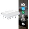 Broan-NuTone BCDJ130WH Glacier 30-inch Under-Cabinet 4-Way Convertible Range Hood with 3-Speed Exhaust Fan and Light, White(White)
