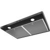 Broan-NuTone BKSH130SS Sahale 30-inch Under-Cabinet Easy Install 4-Way Convertible Range Hood with 2-Speed Exhaust Fan and Light, 300 Max Blower CFM, Stainless Steel(Black)