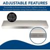 Broan-NuTone BKSH130SS Sahale 30-inch Under-Cabinet Easy Install 4-Way Convertible Range Hood with 2-Speed Exhaust Fan and Light, 300 Max Blower CFM, Stainless Steel(Stainless Steel)