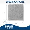 Broan-NuTone BPQTF Charcoal QT20000 Series Range Hoods, Carbon Air Filter, 1 Count (Pack of 1), Grey(4″ x 11″ x 3″)