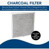 Broan-NuTone BPQTF Charcoal QT20000 Series Range Hoods, Carbon Air Filter, 1 Count (Pack of 1), Grey(4″ x 11″ x 3″)
