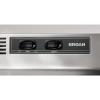 Broan-NuTone BUEZ130BL Non-Ducted Ductless Range Hood with Lights Exhaust Fan for Under Cabinet, 30-Inch, Black(Stainless Steel)