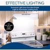 Broan-NuTone BUEZ130BL Non-Ducted Ductless Range Hood with Lights Exhaust Fan for Under Cabinet, 30-Inch, Black(White)