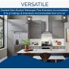 Broan-NuTone BWP2304SS 30-inch Wall-Mount Convertible Chimney-Style Pyramidal Range Hood with 3-Speed Exhaust Fan and Light, Stainless Steel