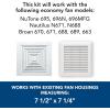 Broan-NuTone® Genuine Bath Fan Replacement Motor and Cover Kit, 50 CFM, 4.0 Sones