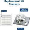 Broan-NuTone® Genuine Bath Fan Replacement Motor and Cover Kit, 50 CFM, 4.0 Sones