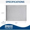 Broan-NuTone Replacement Aluminum Filter for 46000/42000/40000/F40000/BU2/BU3 Series(2.8″ x 8.8″ x 10.5″)