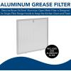 Broan-NuTone Replacement Open Mesh Aluminum Grease Filter (A0) for Single Filter Range Hood Models(1 Count (Pack of 1))