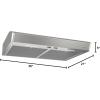 NuTone® Mantra 36-Inch 375 MAX Blower CFM 1.5 Sones Stainless Steel Range Hood