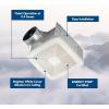 QT Series Very Quiet 110 CFM Ceiling Bathroom Exhaust Fan with Humidity Sensing, .4 Sones, ENERGY STAR Certified(NEW Ultra Quiet)