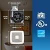 QT Series Very Quiet 110 CFM Ceiling Bathroom Exhaust Fan with Humidity Sensing, .4 Sones, ENERGY STAR Certified(NEW Ultra Quiet)