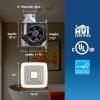 QT Series Very Quiet 110 CFM Ceiling Bathroom Exhaust Fan with Humidity Sensing, .4 Sones, ENERGY STAR Certified(NEW Ultra Quiet with Humidity Sensing)