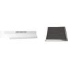 Broan-NuTone 24-Inch White Under-Cabinet Range Hood Insert + Air King 7-5/8-Inch Silver Replacement Charcoal Odor Filter