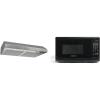 Broan-NuTone 30-Inch 375 CFM Range Hood Bundle with Farberware 0.7 Cu Ft 700W Countertop Microwave, Black