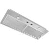 Broan-NuTone 30-inch Custom Built-In Power Pack Range Hood Insert with 2-Speed Exhaust Fan and Light, 300 Max Blower CFM, Stainless Steel
