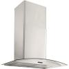 Broan-NuTone 30-inch Wall-Mount Convertible Chimney-Style Range Hood with 3-Speed Exhaust Fan and Light, 460 Max Blower CFM, Stainless Steel(Stainless Steel)