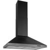 Broan-NuTone 36-inch Wall-Mount Convertible Chimney-Style Pyramidal Range Hood with 3-Speed Exhaust Fan and Light, 460 Max Blower CFM, Stainless Steel(Black Stainless Steel)