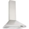 Broan-NuTone 36-inch Wall-Mount Convertible Chimney-Style Pyramidal Range Hood with 3-Speed Exhaust Fan and Light, 460 Max Blower CFM, Stainless Steel(Stainless Steel)