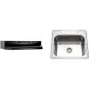 Broan-NuTone 413023 Ductless Range Hood Insert with Light, Exhaust Fan for Under Cabinet, 30-Inch, Black & Houzer Stainless Steel 2522-8BS3-1 Glowtone Series Kitchen Sink(Black)