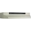 Broan-NuTone 462423 24-inch Under-Cabinet 4-Way Convertible Range Hood with Infinite-Speed Exhaust Fan and Light, Black(Bisque)