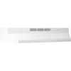 Broan-NuTone BUEZ130BL Non-Ducted Ductless Range Hood with Lights Exhaust Fan for Under Cabinet, 30-Inch, Black(White)