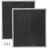 Broan-NuTone HPF30 Replacement Charcoal Filter (XC) for Dual Filter Ductless Range Hoods, Carbon Air Filter, 2 Count(12.9″ x 14.6″ x 0.5″)