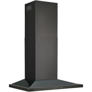 Broan-NuTone 30″ Low-Profile Pyramidal Chimney Range Hood with LED Lighting, Convertible Wall-Mount Kitchen Chimney Vent Hood, 450 Max CFM, Stainless Steel(Black Stainess Steel Legacy)