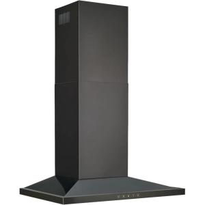 Broan-NuTone 30″ Low-Profile Pyramidal Chimney Range Hood with LED Lighting, Convertible Wall-Mount Kitchen Chimney Vent Hood, 450 Max CFM, Stainless Steel(Black Stainess Steel)