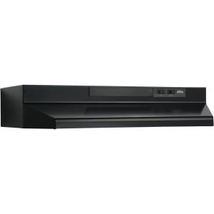 Broan-NuTone 30-Inch Fingerprint Resistant Convertible Under-Cabinet Range Hood, 230 Max Blower CFM, 30″, Stainless Finish with PrintGuard(Black)