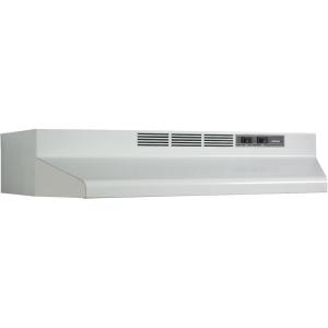Broan-NuTone 30-Inch Fingerprint Resistant Convertible Under-Cabinet Range Hood, 230 Max Blower CFM, 30″, Stainless Finish with PrintGuard(White)