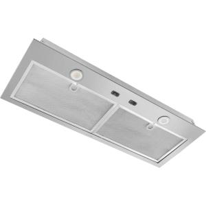 Broan-NuTone 30-inch Custom Built-In Power Pack Range Hood Insert with 2-Speed Exhaust Fan and Light, 300 Max Blower CFM, Stainless Steel